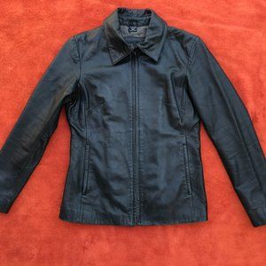 Nicole Miller Black Leather Jacket